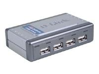 Device Type - Hub , Enclosure Type - External , Width - 10 cm , Depth - 6 cm , Height - 2.6 cm , Ports Qty - 4 , Data Transfer Rate - 480 Mbps , Data Link Protocol - Hi-Speed USB , Connectivity Technology - Wired , Status Indicators - Port status, power , Interfaces - 4 x Hi-Speed USB - 4 PIN USB Type A male - 4 , Connections - 1 x Hi-Speed USB - 4 PIN USB Type B female - 1 , Cables Included - 1 x USB cable - 1.8 m , Compliant Standards - FCC Class B certified, CE, UL, VCCI , Power Device - Power adapter - external , OS Required - Apple MacOS X, Microsoft Windows XP, Microsoft Windows 98/ME/2000 , Min Operating Temperature - 0 &deg;C , Max Operating Temperature - 40 &deg;C ,