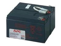 Device Type - UPS battery , Battery Enclosure Type - Plug-in module , Width - 13 cm , Depth - 15 cm , Height - 9.4 cm , Weight - 5 kg , Enclosure Colour - Black , Technology - Lead Acid , Service &amp; Support - 1 year warranty ,