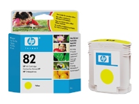 HP 82 Ink tank 1 x yellow