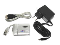 Compact Hub/USB Hi-Spd v2.0 Silver