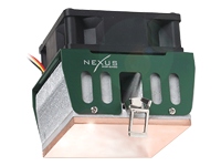 Product Type - Processor cooler , Width - 7 cm , Depth - 7 cm , Height - 2.5 cm , Cooler Fan Diameter - 70 mm , Fan Height - 25 mm , Rotation Speed - 2400 rpm , Air Flow (Total) - 21.1 cfm , Heatsink Material - Aluminum and copper , Compatible With - Socket 754, Socket 940 , Processor Compatibility - Athlon 64 - up to 3400+   Opteron ,