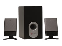 Product Type - PC multimedia speaker system , Dimensions (WxDxH) / Weight Details - Subwoofer : 10.2 cm x 5.7 cm x 17.8 cm   Satellite speaker : 15.2 cm x 26.7 cm x 19.1 cm , Media Type - 2 speakers, subwoofer , Speaker Type - Active , Nominal Output Power (Total) - 28 Watt , Max (RMS) Output Power (Total) - 56 Watt , Media Included Qty - 48 - 20000 Hz , Signal-To-Noise Ratio - 80 dB , Output Features - Bandpass , Audio Amplifier - Integrated , Connectivity Technology - Wired , Controls - Volume, bass , Speakers Included - 1 x subwoofer - 12 Watt - wired   2 x satellite speaker - 8 Watt - wired , Driver Details - Subwoofer : 1 x subwoofer driver - 5" - Max-X , Driver Details - Satellite speaker : 1 x full-range driver - 2.75" , Power Device - Power adapter , Voltage Required - AC 230V , Service &amp; Support - 2 years warranty ,