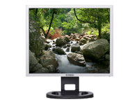 Hyundai 19 Black & Silver 8ms DVI Height Adjustable & Rotate Internal PSU TFT Monitor With 3 Year On Site