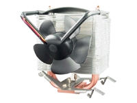 Product Type - Processor cooler , Width - 9.2 cm , Depth - 11.4 cm , Height - 12 cm , Weight - 488 g , Cooler Fan Diameter - 77 mm , Fan Height - 42 mm , Fan Bearing - Ceramic bearing , Rotation Speed - 2200 rpm , Air Flow (Total) - 32 cfm , Heatsink Dimensions - 120 mm x 92 mm x 72 mm , Heatsink Material - Aluminum with copper base , Thermal Resistance - 20 &deg;C/W , Compatible With - Socket 478 ,