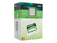 Product Type - Processor , Type / Form Factor - AMD Sempron 3000+ , 64-bit Computing - Yes , Processor Qty - 1 , Clock Speed - 1.8 GHz , Processor Socket - Socket 754 , Cache Level 1 Size - 128 KB , Manufacturing Process - 90 nm , Thermal Design Power - 62 W , Thermal Specification - 69 &deg;C , Architecture Features - 3DNow! Professional technology, streaming SIMD extensions 2, HyperTransport technology, integrated memory controller , Installed Size - L2 Cache - 128 KB , Type - Pipeline Burst , Compatible Slots - 1 x processor - Socket 754 , Package Type - AMD Processor in a Box (PIB) , Service &amp; Support - 3 years warranty ,