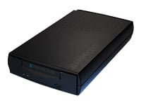 Device Type - Tape drive - DAT , Recording Standard - DAT-72 , Enclosure Type - External , Interface Type - Hi-Speed USB , Width - 11.5 cm , Depth - 22 cm , Height - 10 cm , Weight - 2.1 kg , Compatibility - PC , Type - DAT , Capacity - 36 GB (native) / 72 GB (compressed) , Media Type - DAT , Recording Standard - DDS-3, DDS-4, DAT 72, DDS-5 , Data Transfer Rate (native) - 3 MBps ( 10.5 GBph ) , Data Transfer Rate (compressed) - 6 MBps ( 21.1 GBph ) , Average Seek / Access Time - 68 sec , Buffer Size - 8 MB , Interfaces - 1 x Hi-Speed USB , Media Included Qty - 1 , Included Accessories - Cleaning cartridge, 2 faceplates , MTBF - 125,000 hour(s) , Compliant Standards - CE, TUV, VCCI, C-Tick, BSMI, EN 60950, RRL, IEC 60950, CISPR 22, CSA 22.2 No. 60950, FCC , Software Included - TapeWare XE , OS Required - Novell NetWare, Linux, Microsoft Windows 2000, Microsoft Windows XP, Microsoft Windows Server 2003 , Service &amp; Support - 3 years warranty , Service &amp; Support Details - Limited warranty - 3 years , Min Operating Temperature - 5 &deg;C , Max Operating Temperature - 40 &deg;C ,