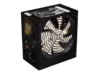 Device Type - Power supply , Form Factor - Internal , Specification Compliance - ATX12V 2.01/ EPS12V , Input Voltage - AC 115/230 V , Output Voltage - +3.3, +5, &plusmn;12 V , Output Connector(s) - 16 x 4 PIN internal power, 4 PIN mini-power connector, power 4 pin ATX12V connector, 15 pin Serial ATA power, 6 pin PCI Express power, power 24 pin ATX with detachable 4 pin section , Power Output Connectors Details - 3 x 15 pin Serial ATA power   6 x 4 PIN internal power   2 x 4 PIN mini-power connector   1 x power 24 pin ATX with detachable 4 pin section   2 x 6 pin PCI Express power   2 x power 4 pin ATX12V connector , Power Provided - 500 Watt , Circuit Protection - Fuse , MTBF - 100,000 hour(s) , Features - On/off switch , Compliant Standards - CE, CSA, UL, TUV, C-Tick, BSMI, NEMKO, FCC , Min Operating Temperature - 0 &deg;C ,