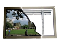 B TECH Wall Mount non tilt 37 61quot Slim line design mounts screen 30mm from wall