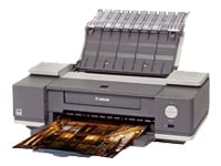 Printer Type - Photo printer - ink-jet - colour , Width - 60.1 cm , Depth - 31.2 cm , Height - 19.3 cm , Weight - 9.3 kg , Compatibility - PC, Mac , Ink Palette (Colours) - 4-ink , Print Speed - Up to 18 ppm - black fast - A4 (210 x 297 mm)   Up to 11.3 ppm - black normal - A4 (210 x 297 mm)   Up to 14 ppm - colour fast - A4 (210 x 297 mm)   Up to 8.9 ppm - colour normal - A4 (210 x 297 mm) , Connectivity Technology - Wired , Interface - Hi-Speed USB , Max Resolution ( Colour ) - 4800 dpi x 1200 dpi , Direct Printing Specifications - PictBridge , Printer Features - Borderless printing , Media Type - Envelopes, transparencies, plain paper, photo paper, semi-gloss photo paper, photo stickers, glossy photo paper, matt photo paper, high resolution paper , Max Media Size (Custom) - 330 mm (Super B) x 483 mm (Super B) , Media Sizes - ANSI A (Letter) (216 x 279 mm), Legal (216 x 356 mm), A4 (210 x 297 mm), A5 (148 x 210 mm), B5 (176 x 250 mm), A3 (297 x 420 mm), B4 (250 x 353 mm), Super A3/B (330 x 483 mm), 100 x 150 mm, A3 plus (329 x 423 mm) , Envelope Sizes - International DL (110 x 220 mm), Com-10 (105 x 241 mm) , Card / Label Sizes - 54 x 86 mm , Media Weight - 64 g/m2 - 273 g/m2 , Total Media Capacity - 150 sheets , Media Feeder(s) - 1 x autoload - 150 sheets - Super A3/B (330 x 483 mm) weight: 64 g/m2 - 273 g/m2 , Connections - 1 x Hi-Speed USB - 4 PIN USB Type B , Power Device - Power supply - internal , Voltage Required - AC 120/230 V , Frequency Required - 50/60 Hz , Power Consumption Operational - 17 Watt , Power Consumption Stand by / Sleep - 0.8 Watt , Software Included - Drivers &amp; Utilities, Canon PhotoRecord, Canon Easy-PhotoPrint, Canon Easy-WebPrint, Canon Easy-PrintToolBox , OS Required - Microsoft Windows 98/ME/2000/XP, Apple MacOS X 10.2.8 or later , Min Operating Temperature - 5 &deg;C , Max Operating Temperature - 35 &deg;C ,