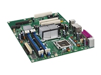 Product Type - Motherboard , Form Factor - ATX , Width - 29.5 cm , Depth - 24.4 cm , Compatible Processors - Pentium 4, Celeron D, Pentium D, Core 2 Duo , Processor Socket - LGA775 Socket , Multi-Core Support - Dual-Core , Chipset Type - Intel P965 Express / Intel ICH8 , Max Bus Speed - 1066 MHz , BIOS Type - Intel , Storage Controller - ATA-133, Serial ATA-300 , Power Connectors - 4-pin ATX12V connector, 24-pin main power connector , Installed Qty (Max Supported) - 0 ( 1 ) , Supported RAM Technology - DDR II SDRAM , RAM Installed ( Max ) - 0 MB / 8 GB (max) , Supported RAM Speed - PC2-4300, PC2-6400, PC2-5300 , RAM Features - Unbuffered, two DDR channels , Audio Output - Sound card , Signal Processor - Intel HD Audio , Audio Codec - STAC9227 , Sound Output Mode - 5.1 channel surround , Networking - Network adapter - Intel 82566DC - Ethernet, Fast Ethernet, Gigabit Ethernet , BIOS Features - ACPI support, SMBIOS support , Sleep / Wake Up - Keyboard wake up, suspend to RAM (STR), mouse wake up, wake on PCI device, wake on USB port , Hardware Features - Chassis intrusion detection , Expansion Slots Total (Free) - 1 processor - LGA775 Socket   4 memory ( 1.8 V ) - DIMM 240-pin   1 PCI Express x16   3 PCI Express x1   3 PCI , Storage Interfaces - Serial ATA-300 - connector(s): 4 x 7pin Serial ATA - 4 Device(s)   ATA-133 - connector(s): 1 x 40pin IDC , Interfaces - 6 x Hi-Speed USB - 4 PIN USB Type A   1 x IEEE 1394 (FireWire) - 6 PIN FireWire   1 x keyboard - generic - 6 pin mini-DIN (PS/2 style)   1 x mouse - generic - 6 pin mini-DIN (PS/2 style)   1 x storage - floppy interface - 34 PIN IDC   1 x audio - line-In - mini-phone stereo 3.5 mm    1 x audio - line-out - mini-phone stereo 3.5 mm    1 x microphone - input - mini-phone 3.5mm   1 x network - Ethernet 10Base-T/100Base-TX/1000Base-T - RJ-45   1 x serial - RS-232 - 9 pin D-Sub (DB-9)   1 x parallel - IEEE 1284 (EPP/ECP) - 25 pin D-Sub (DB-25) , Additional Connectors (Optional) - 4 x Hi-Speed USB, 1 x IEEE 1394 (FireWire) , Cables Included - 1 x IDE cable   1 x floppy cable   2 x Serial ATA cable ,