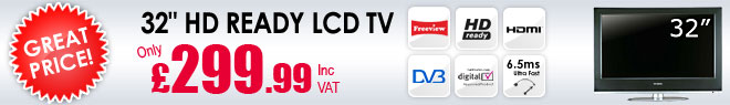 32inch LCD TV only �289.99