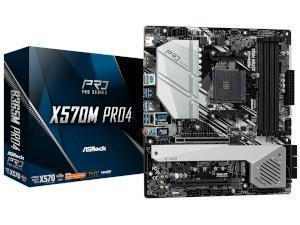 ASRock X570M Pro4 AMD X570 (Socket AM4) Micro-ATX Motherboard