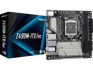 ASRock Z490M-ITX/ac LGA 1200 Z490 Chipset Mini ITX Motherboard