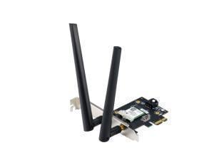 ASUS Wi-Fi 6 (802.11ax) AX1800 Dual-Band Bluetooth 5.2 PCIe WiFi Adapter