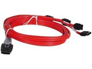 Avago Internal Cable 1 x SFF8087 (MiniSAS) to 4 x SATA - 1m