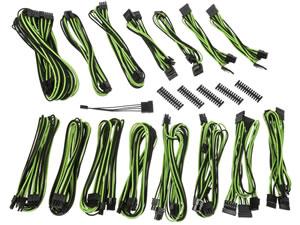 BitFenix Alchemy 2.0 PSU Cable Kit EVG-Series - Black & Green