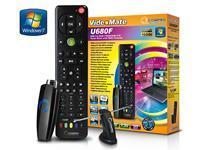 Compro VideoMate U680F USB DVB TDABDABFM Tuner Stick with WMC Remote