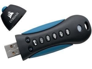 Corsair Flash Padlock 16GB USB 3.0 Flash Drive - Black/Blue