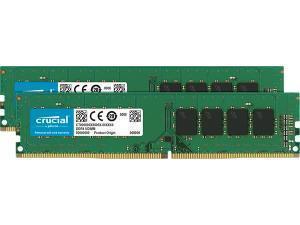 Crucial 32GB (2x16GB) DDR4 2400MHz Dual Channel Memory (RAM) Kit