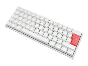 Ducky White One2 Mini RGB Backlit Silent Red Cherry MX Gaming Keyboard