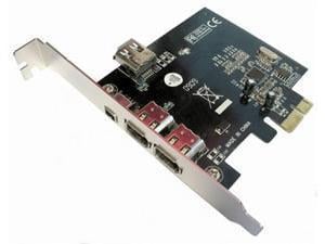 Dynamode PCIX3FW FireWire Adapter - PCI Express - Plug-in Card - 3 Total Firewire Port(s)