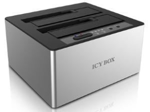 IB-121CL-6G - 2 Bay Docking- and Clone Station for 2.5 and 3.5 SATA HDDs