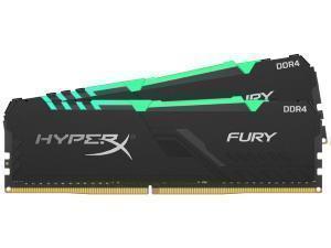 Kingston HyperX Fury RGB 16GB (2 x 8GB) DDR4 2400MHz Dual Channel Memory (RAM) Kit