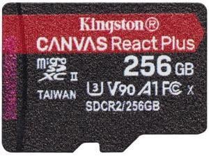 Kingston Canvas React Plus 256GB MicroSD Memory Card