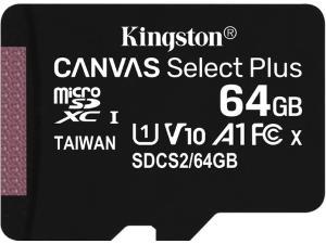 Kingston Canvas Select Plus 64GB MicroSD Memory Card