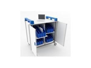 LapCabby Mini 32V 32 Port Mini Laptop Trolley Vertical