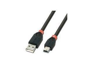 10m USB 2.0 Cable, Type A to mini B, Black