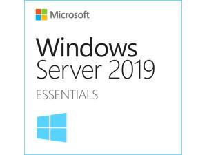 Microsoft Windows Server Essentials 2019 - 1-2 CPU, 25 User Limit, 64GB RAM Limit - OEM
