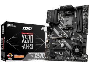 MSI X570 A Pro AMD AM4 X570 Chipset ATX Motherboard