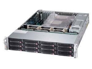 2U Storage Server Dual Xeon, Up to 12 3.5" Drives 2x 2.5" - Intel Xeon B3104 Processor - 8GB DDR4 2666MHz ECC Registered DIMM Module - MegaRAID 9361-4I 4port