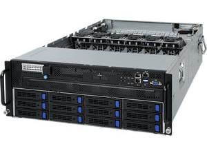 Gigabyte 4U 8x GPU PCI-E Server barebone - 2x Intel Xeon G4208 Processor - 96(12x8GB) DDR4 2666Mhz Memory