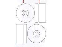 Novatech CD DVD Labels 200 Labels