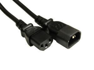 5m IEC Extension Cable (C13) to (C14) (Kettle Lead Extension) Black