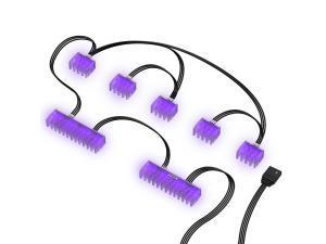 NZXT Hue 2 RGB Cable Comb Tidy - 1x RGB Cable Comb Tidy for Motherboard, GPU, CPU Power Cables