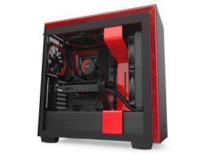 NZXT H710I ATX Mid Tower - Tempered Glass Black/Red