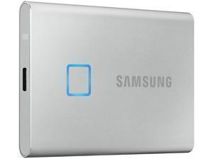 Samsung T7 Touch Silver 1TB Portable SSD with Fingerprint ID
