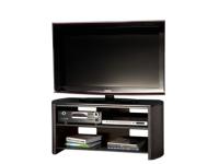 Alphason Finewoods Black Oak 3 Tier LCD TV Stand With Black Glass Top for up 50quot TVs