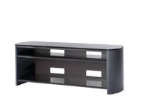 Alphason Finewoods Black Oak 3 Tier LCD TV Stand With Black Glass Top for up 60quot TVs