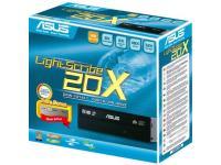 Asus 20x Lightscribe DVD RW Writer 8X Dual Layer DVD RAM Black And Beige Bezels IDE Retail