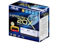 Asus 20x Lightscribe DVD RW Writer 8X Dual Layer DVD RAM Black And Beige Bezels SATA Retail