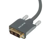 Belkin Belkin Premium Series 3M DVI-D cable provides a full digital connection between your computer and your high-resolution monitor or TFT panel