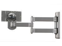 B Tech Dual Articulated wall mount arm suitable for up to 32quot with VESA 200mmx100mm 100 x 100 or 75x75