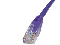 Novatech Network Cable Cat5 Cable 5m RJ 45 Ends Violet