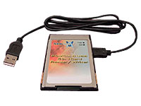 Novatech PCMCIA External 5 in 1 Memory Card Reader