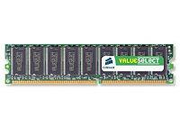 Corsair Value Select 1GB PC3200 Non-ECC 184Pin CL3