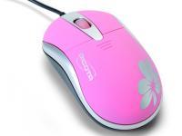 Dicota Blossom Notebook Mouse Pink - USB